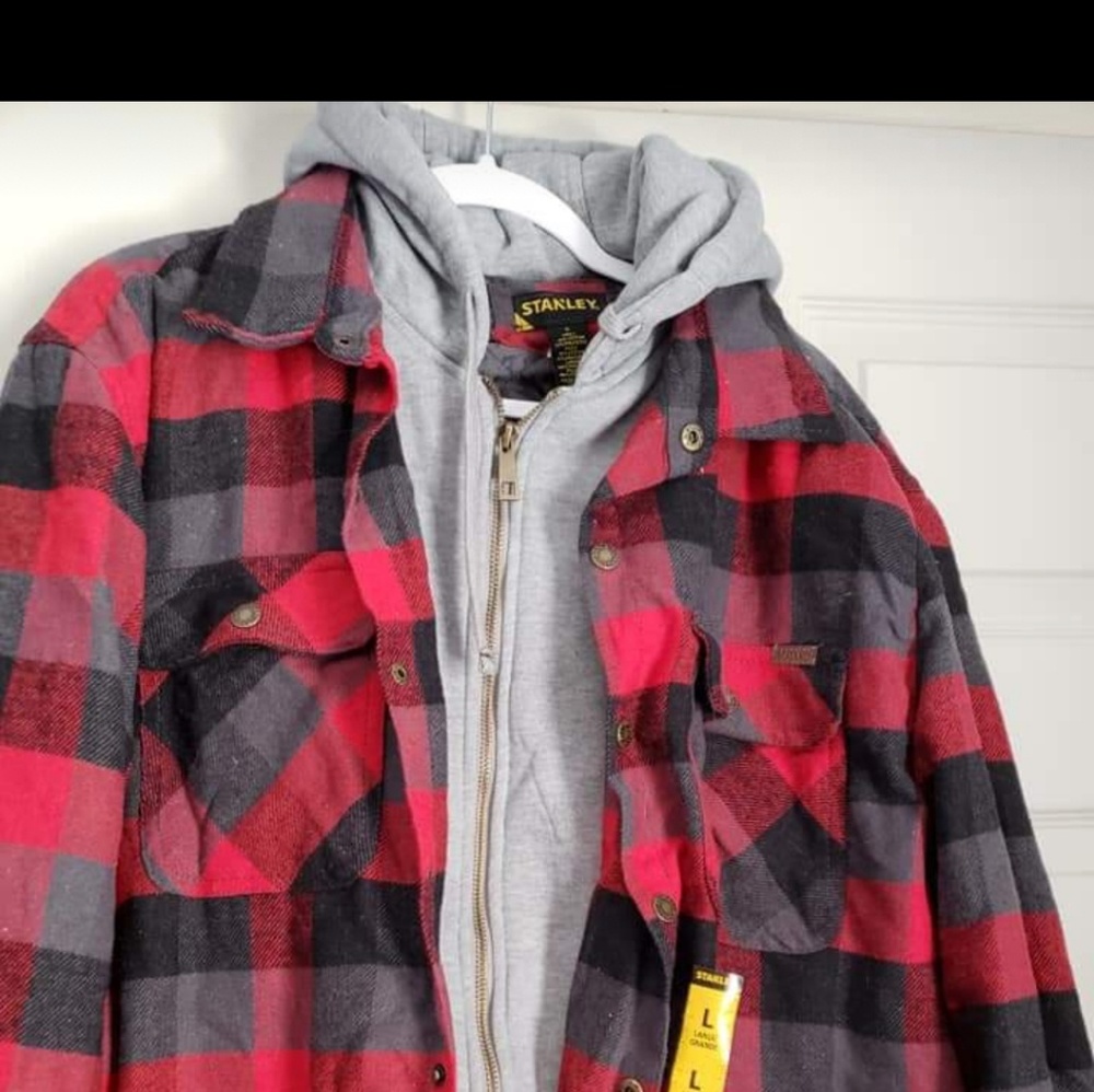 Men"s Flannel Hoodie